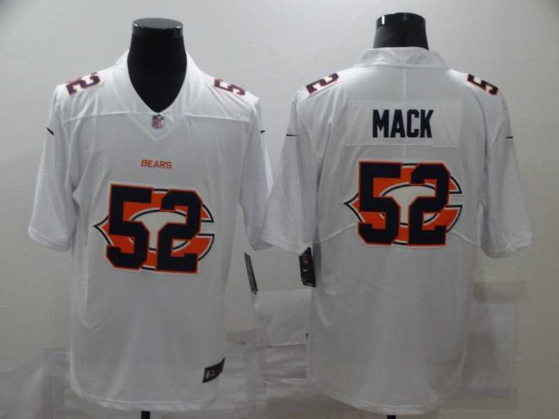 Nike Bears 52 Khalil Mack White Shadow Logo Limited Jersey,We sell and wholesale Nike Bears 52 Khalil Mack White Shadow Logo Limited Jersey on line form chian!